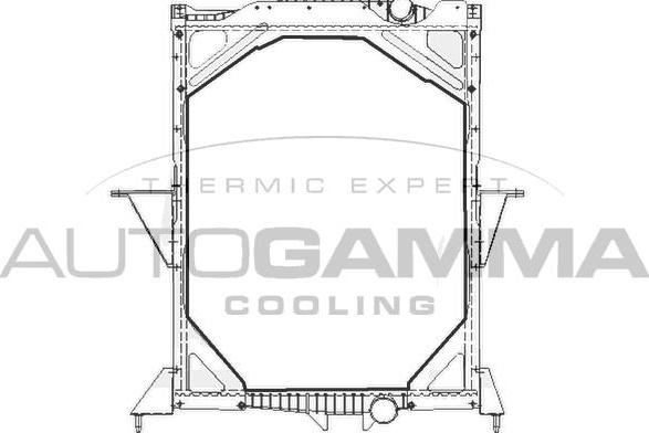 Autogamma 404706 - Radiators, Motora dzesēšanas sistēma autodraugiem.lv