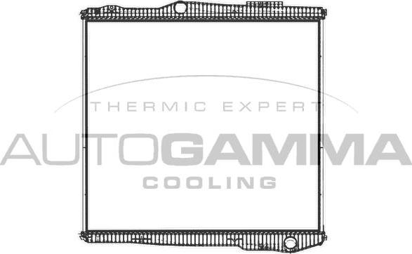 Autogamma 405492 - Radiators, Motora dzesēšanas sistēma autodraugiem.lv