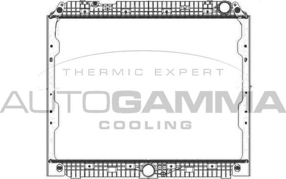 Autogamma 405528 - Radiators, Motora dzesēšanas sistēma autodraugiem.lv