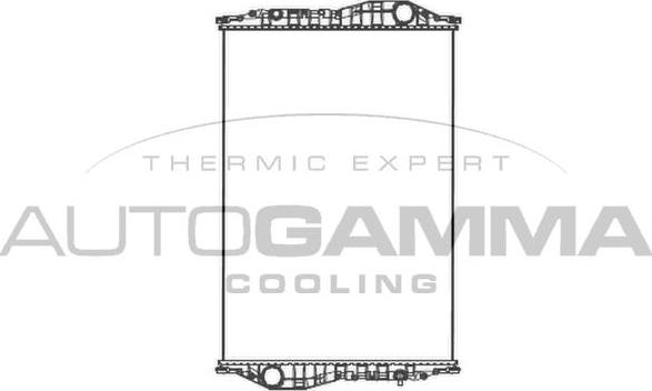 Autogamma 405084 - Radiators, Motora dzesēšanas sistēma autodraugiem.lv