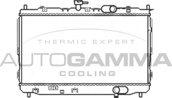 Autogamma 104926 - Radiators, Motora dzesēšanas sistēma autodraugiem.lv