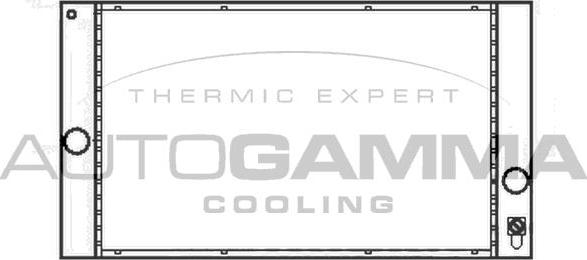 Autogamma 104928 - Radiators, Motora dzesēšanas sistēma autodraugiem.lv