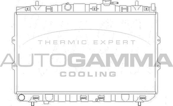 Autogamma 104474 - Radiators, Motora dzesēšanas sistēma autodraugiem.lv