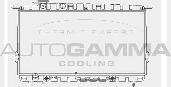 Autogamma 104518 - Radiators, Motora dzesēšanas sistēma autodraugiem.lv