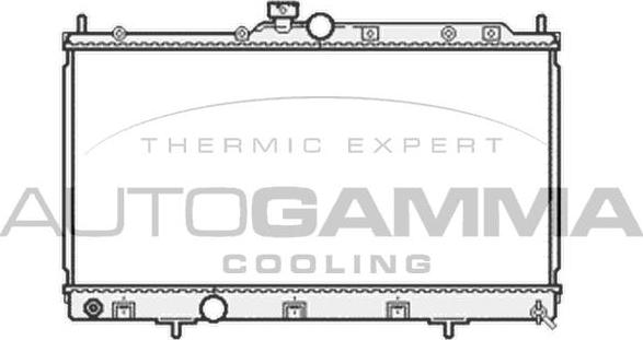 Autogamma 104607 - Radiators, Motora dzesēšanas sistēma autodraugiem.lv