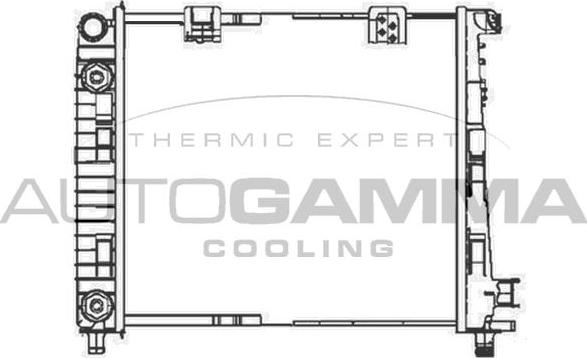 Autogamma 104683 - Radiators, Motora dzesēšanas sistēma autodraugiem.lv