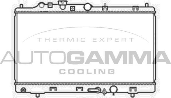 Autogamma 104673 - Radiators, Motora dzesēšanas sistēma autodraugiem.lv