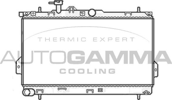 Autogamma 104066 - Radiators, Motora dzesēšanas sistēma autodraugiem.lv