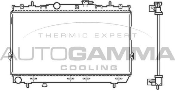 Autogamma 104085 - Radiators, Motora dzesēšanas sistēma autodraugiem.lv