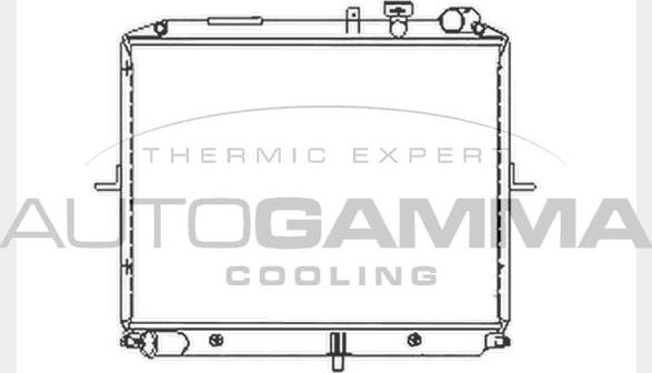 Autogamma 104032 - Radiators, Motora dzesēšanas sistēma autodraugiem.lv