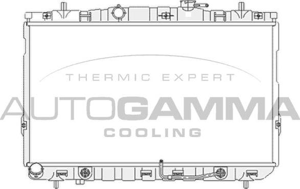 Autogamma 104077 - Radiators, Motora dzesēšanas sistēma autodraugiem.lv