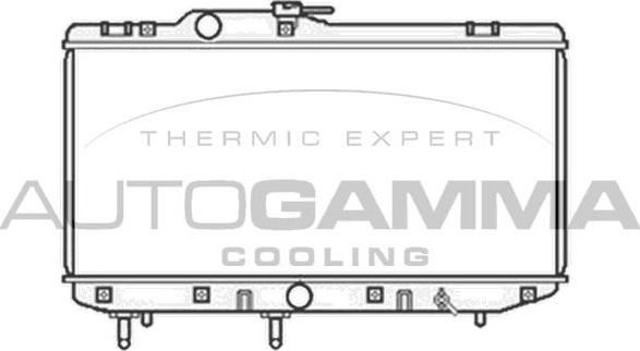 Autogamma 104192 - Radiators, Motora dzesēšanas sistēma autodraugiem.lv