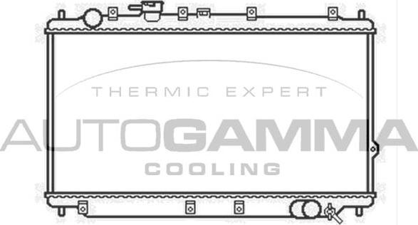 Autogamma 104146 - Radiators, Motora dzesēšanas sistēma autodraugiem.lv