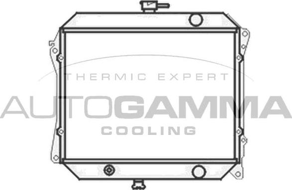 Autogamma 104142 - Radiators, Motora dzesēšanas sistēma autodraugiem.lv