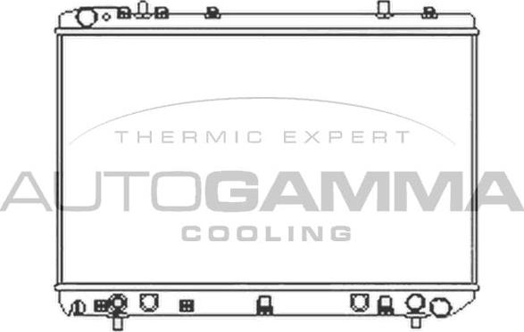 Autogamma 104159 - Radiators, Motora dzesēšanas sistēma autodraugiem.lv