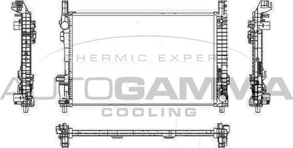 Autogamma 104154 - Radiators, Motora dzesēšanas sistēma autodraugiem.lv