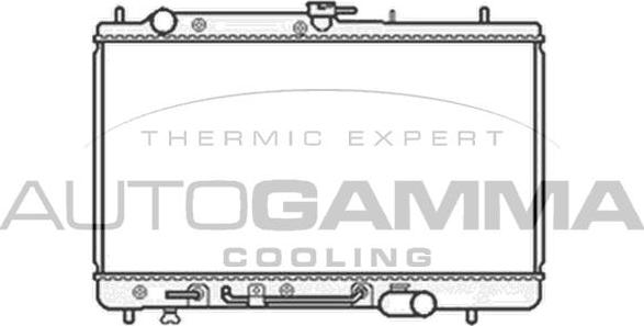 Autogamma 104153 - Radiators, Motora dzesēšanas sistēma autodraugiem.lv