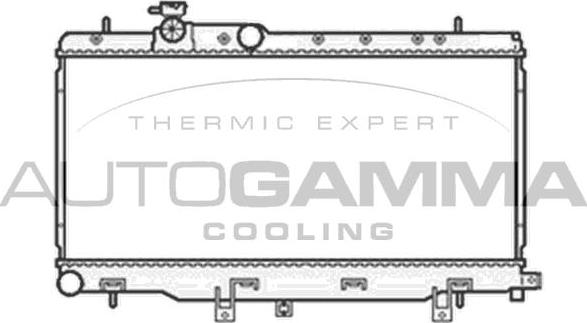 Autogamma 104105 - Radiators, Motora dzesēšanas sistēma autodraugiem.lv