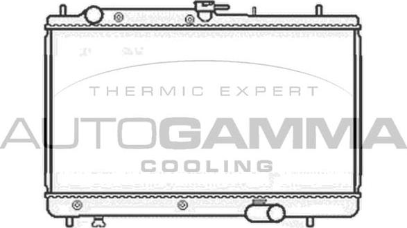 Autogamma 104107 - Radiators, Motora dzesēšanas sistēma autodraugiem.lv