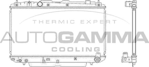 Autogamma 104115 - Radiators, Motora dzesēšanas sistēma autodraugiem.lv