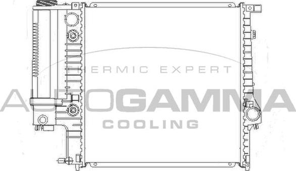 Autogamma 104111 - Radiators, Motora dzesēšanas sistēma autodraugiem.lv