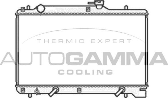 Autogamma 104189 - Radiators, Motora dzesēšanas sistēma autodraugiem.lv