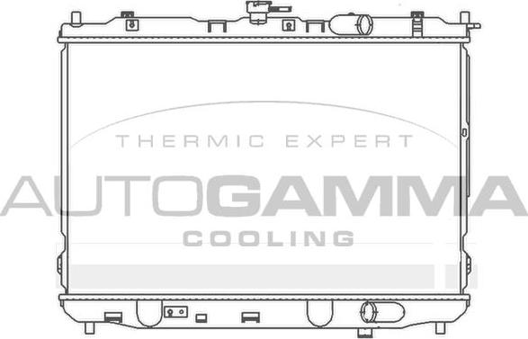 Autogamma 104173 - Radiators, Motora dzesēšanas sistēma autodraugiem.lv