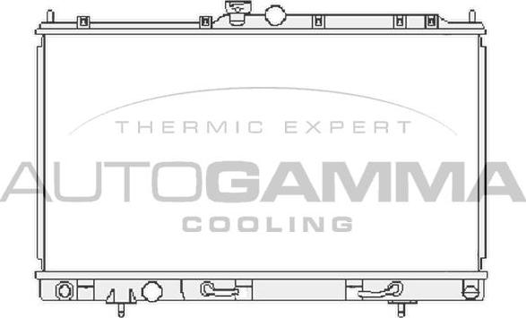 Autogamma 104854 - Radiators, Motora dzesēšanas sistēma autodraugiem.lv