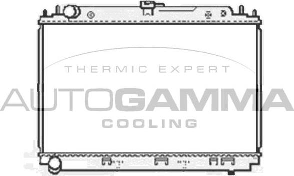 Autogamma 104861 - Radiators, Motora dzesēšanas sistēma autodraugiem.lv