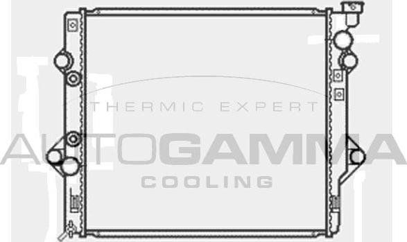 Autogamma 104868 - Radiators, Motora dzesēšanas sistēma autodraugiem.lv