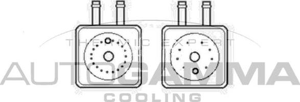 Autogamma 104798 - Eļļas radiators, Motoreļļa autodraugiem.lv