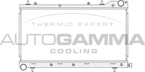 Autogamma 104704 - Radiators, Motora dzesēšanas sistēma autodraugiem.lv