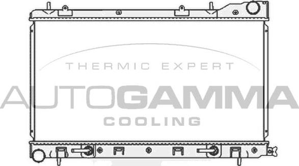 Autogamma 104706 - Radiators, Motora dzesēšanas sistēma autodraugiem.lv