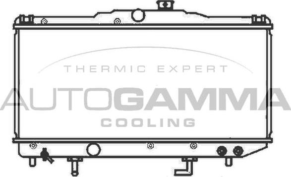 Autogamma 104719 - Radiators, Motora dzesēšanas sistēma autodraugiem.lv