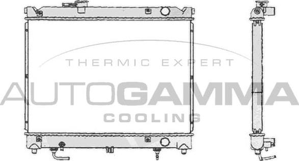 Autogamma 104713 - Radiators, Motora dzesēšanas sistēma autodraugiem.lv