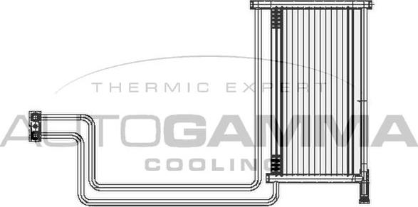 Autogamma 104782 - Eļļas radiators, Motoreļļa autodraugiem.lv