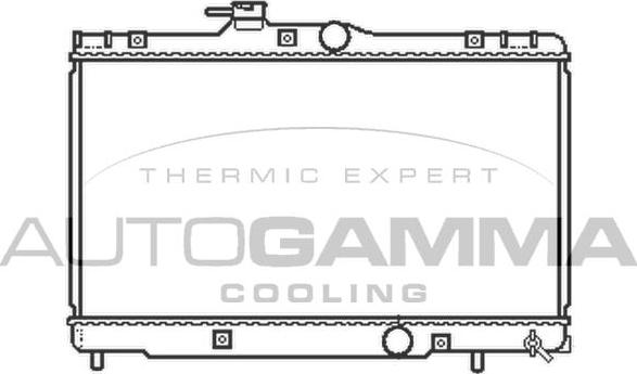 Autogamma 104721 - Radiators, Motora dzesēšanas sistēma autodraugiem.lv