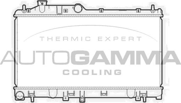 Autogamma 105931 - Radiators, Motora dzesēšanas sistēma autodraugiem.lv