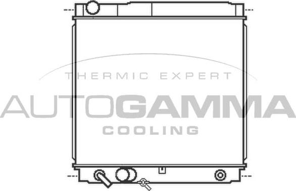 Autogamma 105494 - Radiators, Motora dzesēšanas sistēma autodraugiem.lv