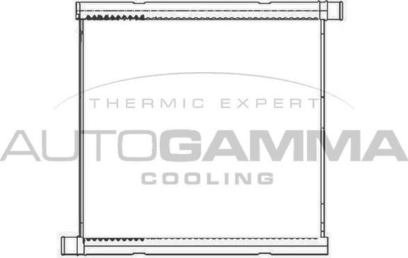 Autogamma 105450 - Radiators, Motora dzesēšanas sistēma autodraugiem.lv