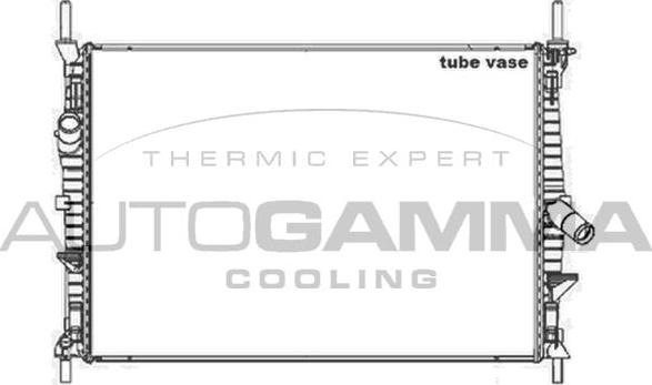 Autogamma 105590 - Radiators, Motora dzesēšanas sistēma autodraugiem.lv