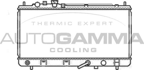 Autogamma 105563 - Radiators, Motora dzesēšanas sistēma autodraugiem.lv