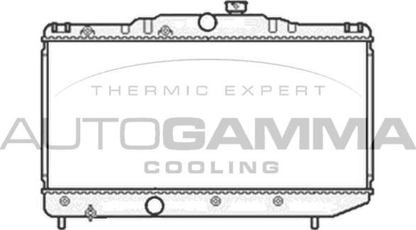 Autogamma 105575 - Radiators, Motora dzesēšanas sistēma autodraugiem.lv