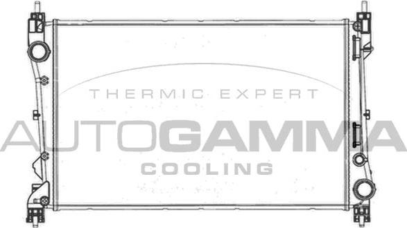 Autogamma 105604 - Radiators, Motora dzesēšanas sistēma autodraugiem.lv