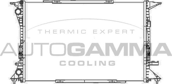 Autogamma 105612 - Radiators, Motora dzesēšanas sistēma autodraugiem.lv