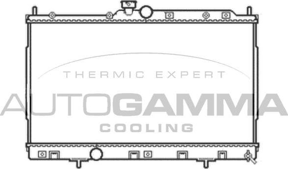 Autogamma 105051 - Radiators, Motora dzesēšanas sistēma autodraugiem.lv