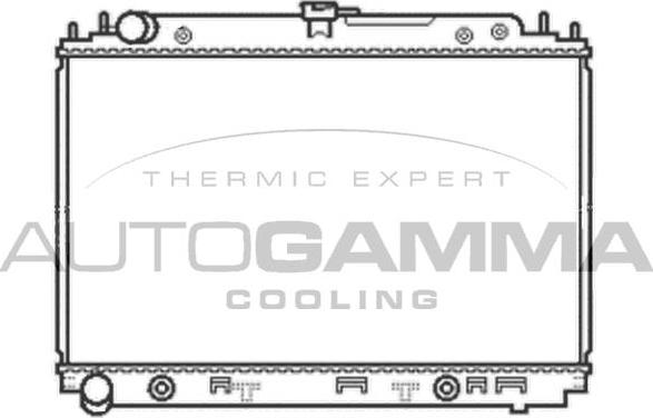 Autogamma 105053 - Radiators, Motora dzesēšanas sistēma autodraugiem.lv