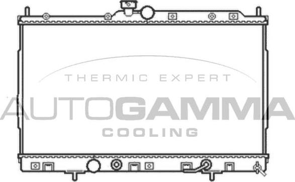 Autogamma 105052 - Radiators, Motora dzesēšanas sistēma autodraugiem.lv