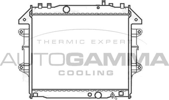 Autogamma 105113 - Radiators, Motora dzesēšanas sistēma autodraugiem.lv