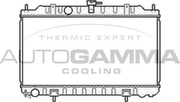 Autogamma 105810 - Radiators, Motora dzesēšanas sistēma autodraugiem.lv